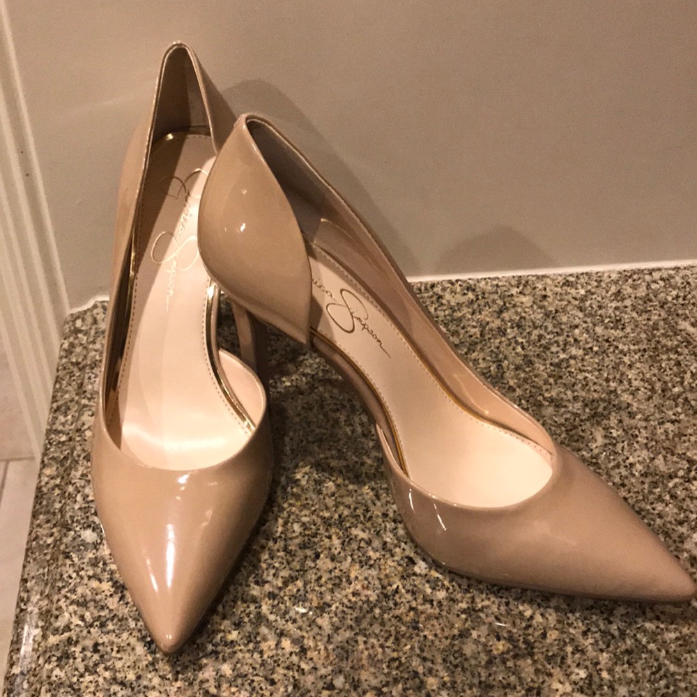 New Jessica Simpson Claudette Leather Heels